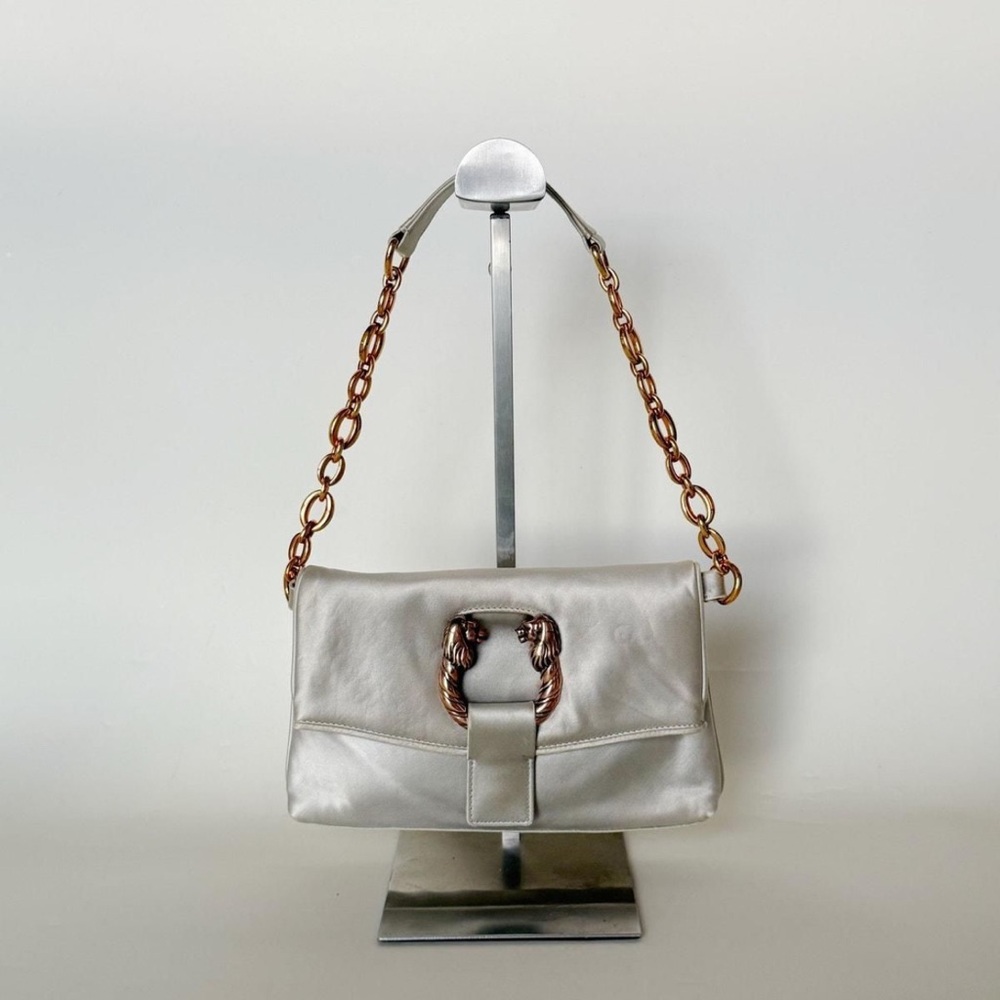 Bvlgari Satin Leoni Shoulder Bag